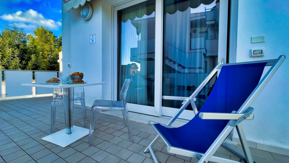 Shared terrace for the Comfort rooms